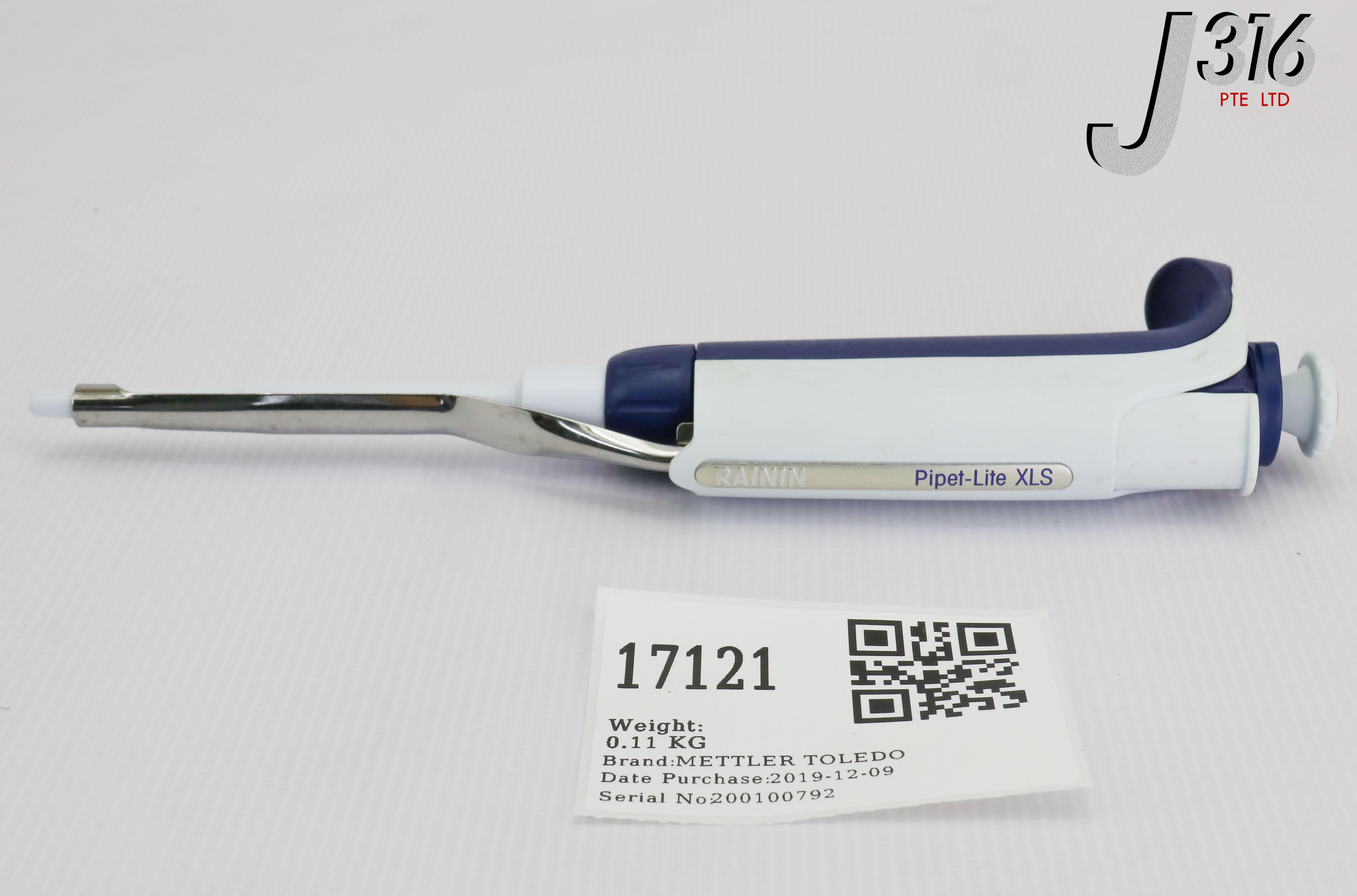 17121 RAININ PIPET LITE XLS PIPETTE SL 200 20 200UL 17014391 SL 200